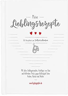bigdaygraphix Rezeptbuch DIN A4 - weiß