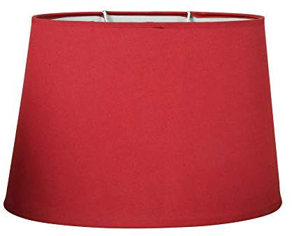 Ostaria Lampenschirm, oval, Rot