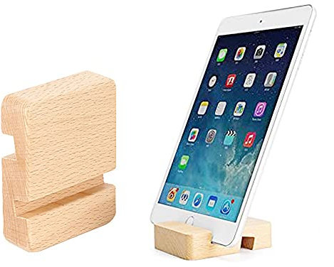 Wooden Phone Stand, Phone Holder Stand Dock for Mobile Phone and tablet.