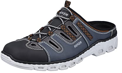 Rieker Homme 14595 Sabots, Grau, 43 EU