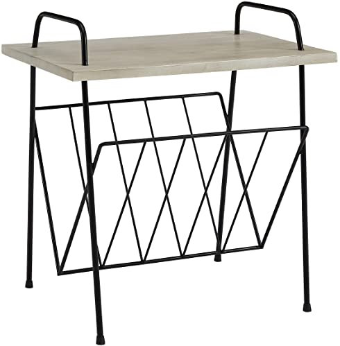 Crosley ST77-NA - Supporto per giradischi Wiltshire, con deposito di registrazioni, colore naturale
