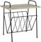 Crosley ST77-NA - Supporto per giradischi Wiltshire, con deposito di registrazioni, colore naturale
