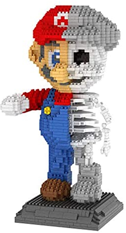 Acebwhtoy Micro Building Blocks, Classic Cartoon Anime Nano-Bausteine, 3D-Modell DIY Mini Bausteine Spielzeug Geschenke Für Kinder Und Erwachsene