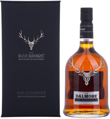 DALMORE - King Alexander III - Whisky Single Malt - Origine : Ecosse/Highlands - Notes fruitées & brochées - Style onctueux & élegant - 40% Alcool - 70 cl