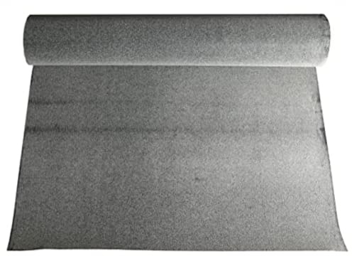 DSTOCK60 - Rouleau 3 Mètres de sous-couche bitumée noir sablé pour chape – Largeur 1 m – Epaisseur 1 mm – Couvre 3 m² - Découpe au mètre – Etanchéité toit, niche, cabane…