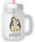 Mr. & Mrs. Panda Personalisiertes Trinkglas Mason Jar Pinguin umarmen - Personalisierte Geschenke, Glas Für Sommergetränke Mit Wunschtext, Hochzeit,