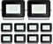Sonnewelt LED Strahler Außen Fluter 10er 20W Aussenstrahler 1700lm Flutlicht 6000k Kaltweiß IP66 Wasserdicht Außenstrahler für Sportplatz Rasenflächen Hinterhof Auffahrt Garage Flur Garten