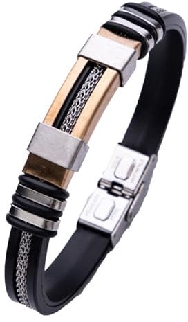Oveallgo Apus Ion Therapeutic Lympunclog Titanium Wristband,Elite Titanion Wristband Adjustable Titanium Detox Lymph Unclog Magnetic Bracelet for Women Men (Rose Gold-1PC)