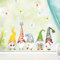 Wandtattoo Loft Fensterbild Frühling Ostern 5 Zwerge Schmetterlinge Fensterdeko Kinderzimmer Kind Frühlingsdeko Osterdeko, A2 Bogen