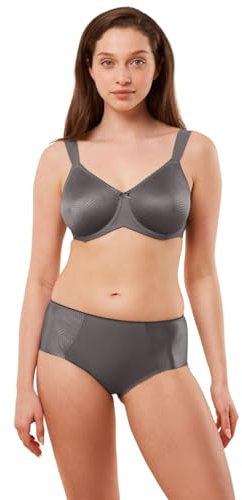 Triumph Women's Essential Minimizer T W X Bra, Semi-Transparent inches, Pigeon Grey, 32DD
