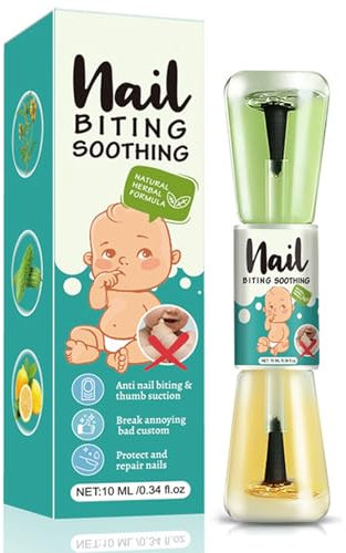 ASMAYSA Anti Nail Biting Polish-Stop Biting Nails-Nail Biting Prevention-Stop Nail Repair Clear Varnish-Discourages Nail Biting & Thumb Sucking For Children & Adults, Safe Natural Plant Extract