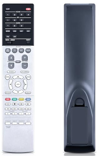 RAV565 ZZ48400 Replacement Remote Control Compatible for Yamaha AV Audio Receiver RX-S602 RXS602