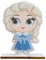 CRYSTAL ART Disney Die Eiskönigin Esla Figur komplett Set zum Diamant- und Sammelfiguren aus Holz