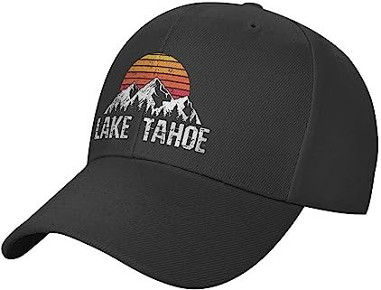 KWQDOZF Lake Tahoe Hut Outdoor Baseball Cap Sandwich Cap Truck Driver Cap Schirmmütze