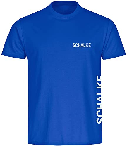 multifanshop Herren T-Shirt - Schalke - Brust & Seite