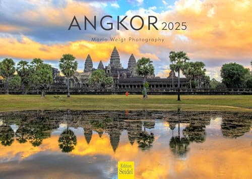 Edition Seidel Premium Kalender Angkor 2025 Format DIN A3 Wandkalender Asien Südostasien Thailand Kambodscha Vietnam Tempel Anlagen Mario Weigt