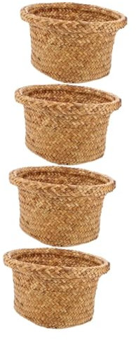 BESPORTBLE Lot De 4 Pots De Fleurs Tissés pour Petites Filles Rangement pour Déguisements Décoration D'intérieur