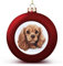 Weihnachtskugel für Hunde, Motiv: American Cocker Spaniel, dekorativ für Weihnachtsbäume, Feiertagsparty, Neujahrsgeschenk