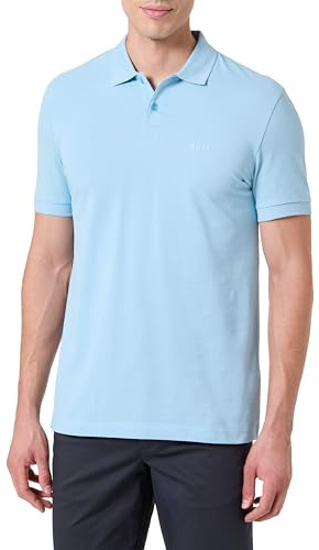 BOSS Men's Pio 1 Polo, 455light/pastel Blue, S