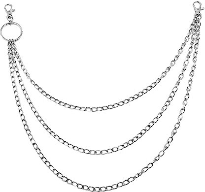 TENDYCOCO 3 Lagige Punk Taillenkette Aus Metall Für Frauen Hip Hop Hosenkette Ideal Für Rock Konzert Outfits Verleiht Jedem Look Einen Einzigartigen Touch Vielseitige Punk Accessoires