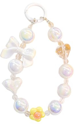 Chenxi Studio Beaded Phone Strap Multipurpose Decoration Trendsetting Beaded Phone Cord For Smartphones Daily Travel Use