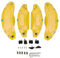 Brake Caliper Covers Set of 4 for Tesla Model Y 2020-2023, Aluminium Alloy Disc Brake Caliper Guard for 19 Inch 20 Inch Wheels (Yellow)