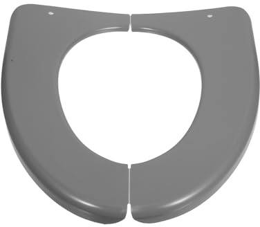 PACKOVE Portable Waterproof Folding Toilet Seat Cover with Plastic Material, Lightweight Design for Camping and Travel Use, Suitable for Adults