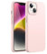JETech Silicone Case for iPhone 14 6.1-Inch, Silky-Soft Touch Full-Body Protective Phone Case, Shockproof Cover with Microfiber Lining (Pink)