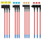 Fusibles Coche, 12 Pcs Portafusibles 12V, Ladrón de Electricidad, Adaptador de Fusible Plano para Distribuidor de Fusibles Enchufables de Coche