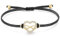 Jrêveinfini Unendlichkeitszeichen Armband Damen Mädchen Kinder Gold Silber 925, Herz Infinity Armband Armreif Mutter Tochter Mama, Stoff Personalisiertes Freundschaft Geschenke für Frauen