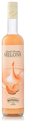 Sweet Dreams Melone Likör aus Bella Italia - von Bertagnolli - zart und cremig - Flasche 0,50 Liter - 17% Vol.- feiner Honig Melonen Likör