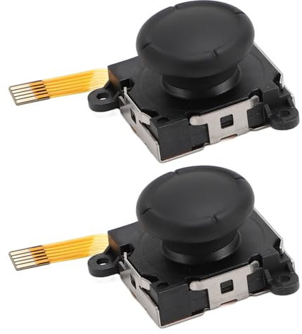 2PCS Hall Effect 3D Analog Sensor Joystick Modul Ersatz für Analog Sensor Potentiometer, Höhere Empfindlichkeit