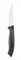 HENDI Cuchillo pelador, hoja puntiaguda, cuchillo mondador, cuchillo de cocina para pelar frutas y verduras, cuchillo puntilla, cuchillo torneador, 195x21x(H)15mm, acero inoxidable, PP, negro
