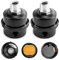 Kompressor Schalldämpfer Filter, 2pcs Metall Schalldämpfer Luftkompressor, 3/8 15mm Kompressor Luftfilter, Ansaugfilter Schalldämpfer, Gewinde Luftkompressor Filter, für öllosen Luftkompressor
