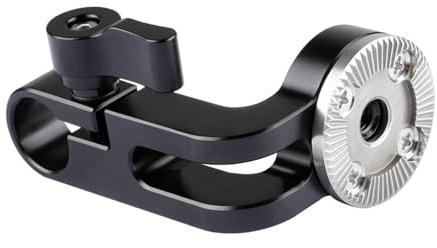 Montageadapter Rosette M6 Standard mit Halterung Einzelstab 15 mm für Käfig Kamera Rails 15 mm Stangensysteme