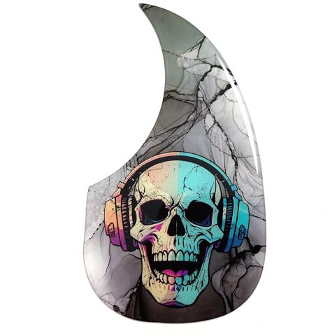 Akustikgitarren-Schlagbrett für Martin D45, 2 mm dicke Kratzplatte, selbstklebender Kratzschutz, universelle Passform für Gibson, Taylor, Martin, 96-104 cm Gitarren, 9 lebendige Farben, 3D-Design