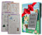 Pizarra mágica infantil LCD | Tableta de escritura infantil en formato libro | Pizarra magnética infantil con 20 plantillas reversibles | Muy facil de usar para viajes o en casa.