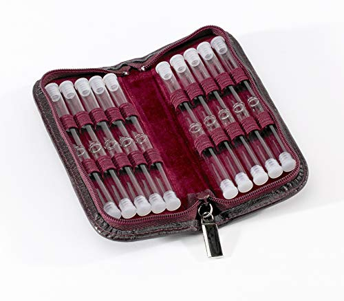 Homöopathie Taschenapotheke Klassik mit 20 Klargläsern mit UV-Schutz für Globuli (bordeaux)