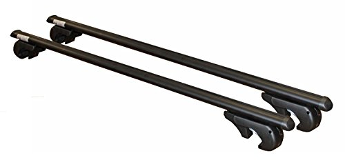 Alu Relingträger VDP Brio schwarz 120 kompatibel mit VW Golf Plus ab 2003 Dachträger abschließbar