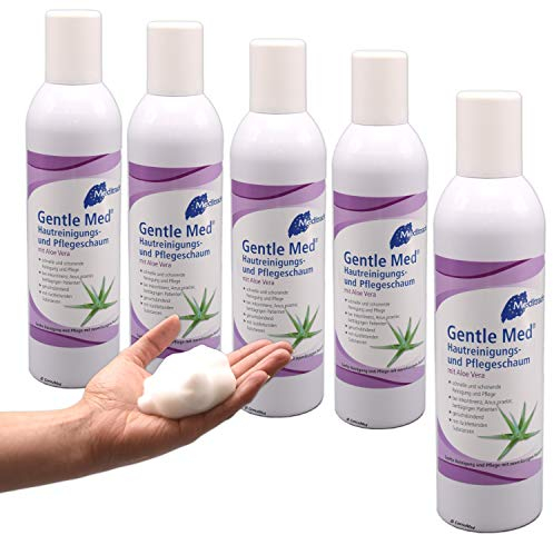 5x Pflegeschaum Dosen mit je 500ml, Gentle Med Hautreinigungsschaum – im ConsuMed Sparpack