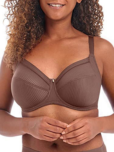 Fantasie Damen Fusion Bügel Seitlicher Stützfunktion BH mit voller Abdeckung, Undurchsichtige, Kaffeebraten, 65E