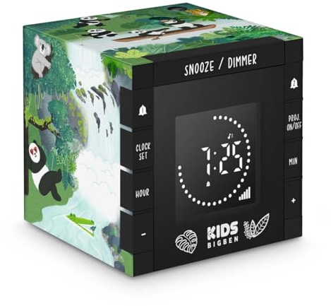 Bigben Interactive Réveil avec Projection de l'heure Pandat R70PPANDA
