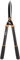 BRADAS® Heckenschere V-SERIES Gerade Klingen 20 cm Gartenschere Zum Schneiden Von Hecken & Sträuchern Baumschere | Hochwertige Stahl-Klingen Antihaftbeschichtete Messer Beidhandschere Gartenwerkzeuge