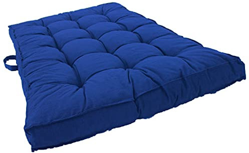 Ambientehome Palettenkissen Kastenkissen Loungekissen 120 x 80 cm blau Auflagen, 65 Prozent Baumwolle, 35 Prozent Polycotton