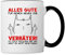 Spreadshirt Alles Gute Für Deinen Neuen Job Verräter Tasse Zweifarbig, One size, Weiß/Schwarz