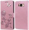 Phone Case for Samsung Galaxy S8 with Kickstand,Card Slots,Silicone Bumper,Shockproof,Flip Wallet Leather Protective Cover for Samsung Galaxy S8(5.8'')