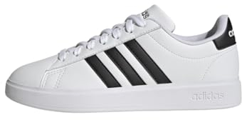 adidas Damen Grand Cloudfoam Lifestyle Court Comfort Shoes Schuhe, Cloud White/Core Black/Core Black, 37 1/3 EU