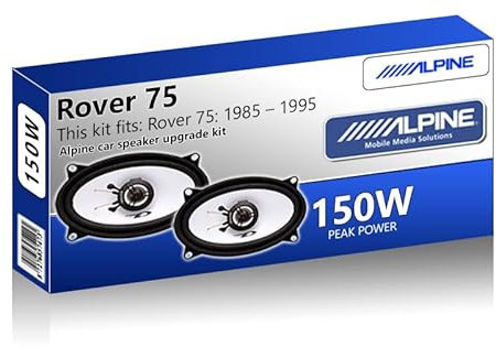 75 Speaker upgrade Front Door Alpine car speakers 4x6 150W