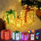 Solpex LED Geschenkbox 3er Set, Weihnachtsdeko, Farbwechsel Timer PVC Geschenkeboxen mit Fernbedienung, Beleuchtung App-Steuerung Lichtbox für Weihnachts Dekoration, Party, Geburtstag, Innen&Außen