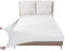 Easy-Going Boxspring-Abdeckung, Queen-Size-Größe, 4-Wege-Stretch, glatt und elastisch, Wickelband, 4 Seiten, Bettrock, Weiß